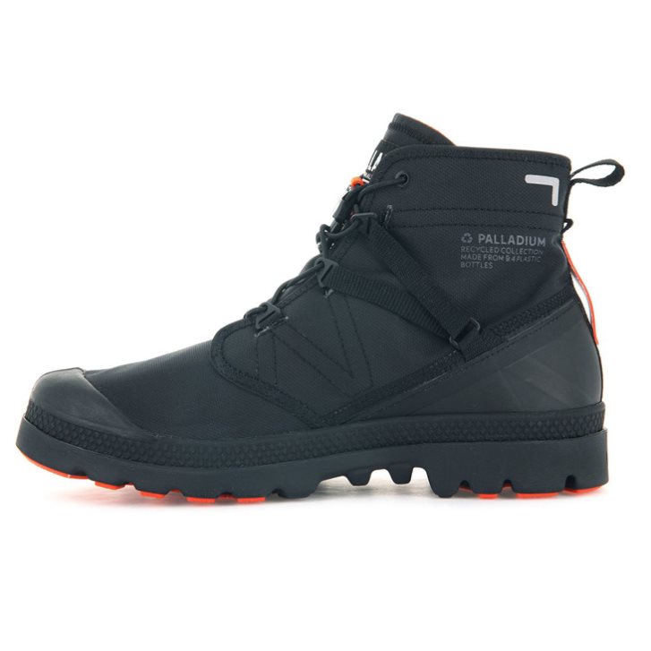 Pánské Boty Palladium Pampa Travel Lite+ Nepromokavé Černé | CZ COA-95L
